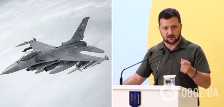 "F-16 will become the main aircraft of the Air Force of Ukraine": Zelensky shared the details of receiving Western fighter jets. Video
