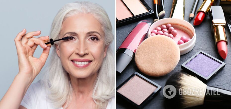 Makijaż wiekowy różni się od zwykłego makijażu