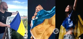'Blue means freedom, yellow is energy': celebrities congratulated Ukrainians on the holiday in the colors of the national flag