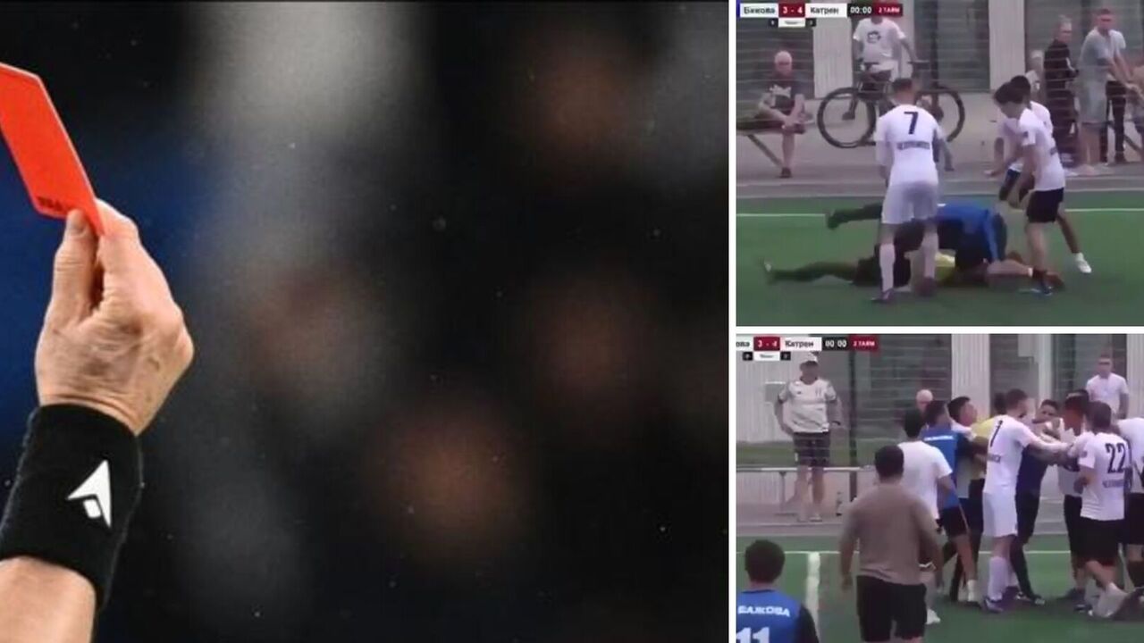 W Rosji piłkarze pobili sędziego podczas meczu. Wideo
