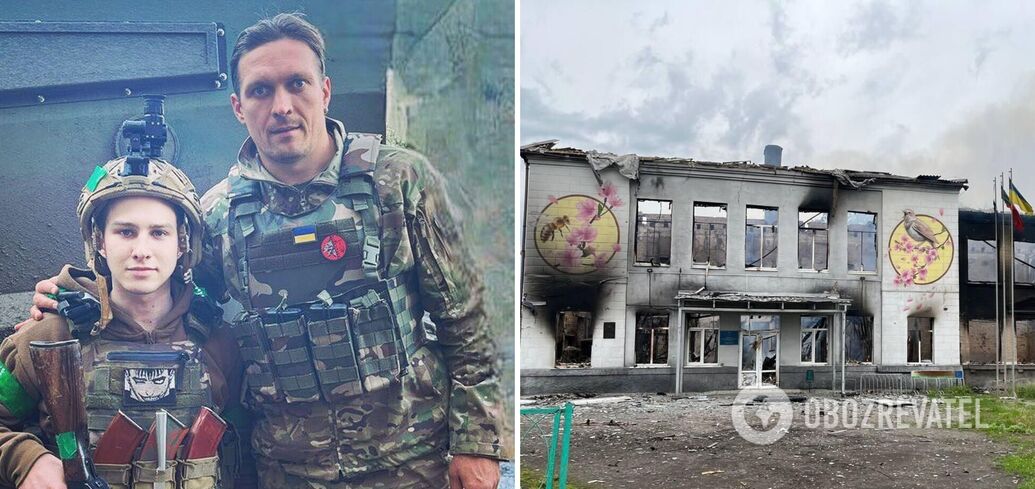 "People were walking, but they seemed to me to be dead..." Usyk frankly tells what he saw on the front line of the war with Russia