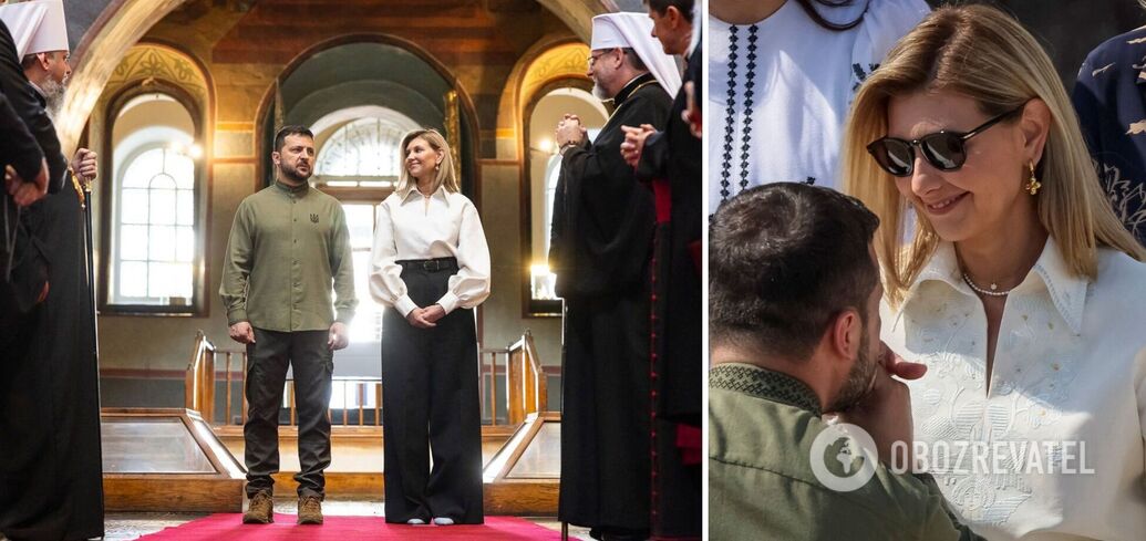 Made exclusively for the first lady: what is special about the embroidered shirt Zelenskyy wore on Independence Day. Photo