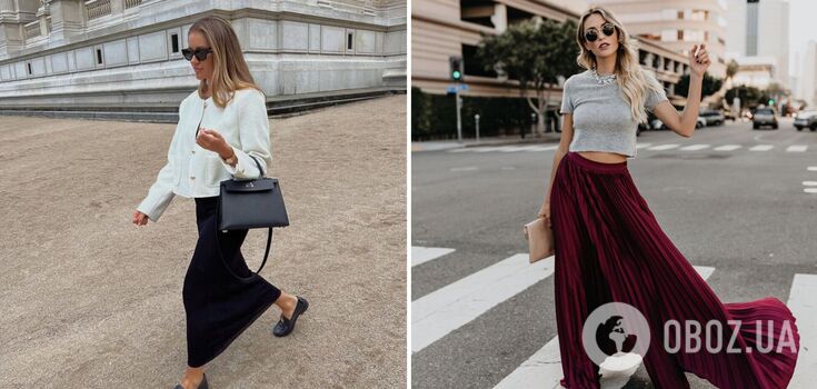 A long dress can be turned into a skirt