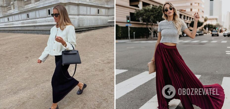 Długą sukienkę można przekształcić w spódnicę