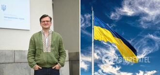 Kuleba "śpiewa" ukraiński hymn online: ministrowie spraw zagranicznych innych krajów dołączają do flash moba