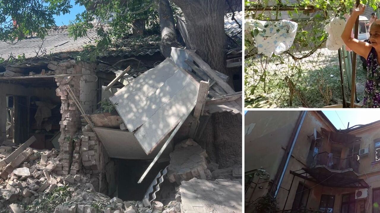 Occupiers shelled Kherson, one of the shells hit the roof of the house: a child among the victims