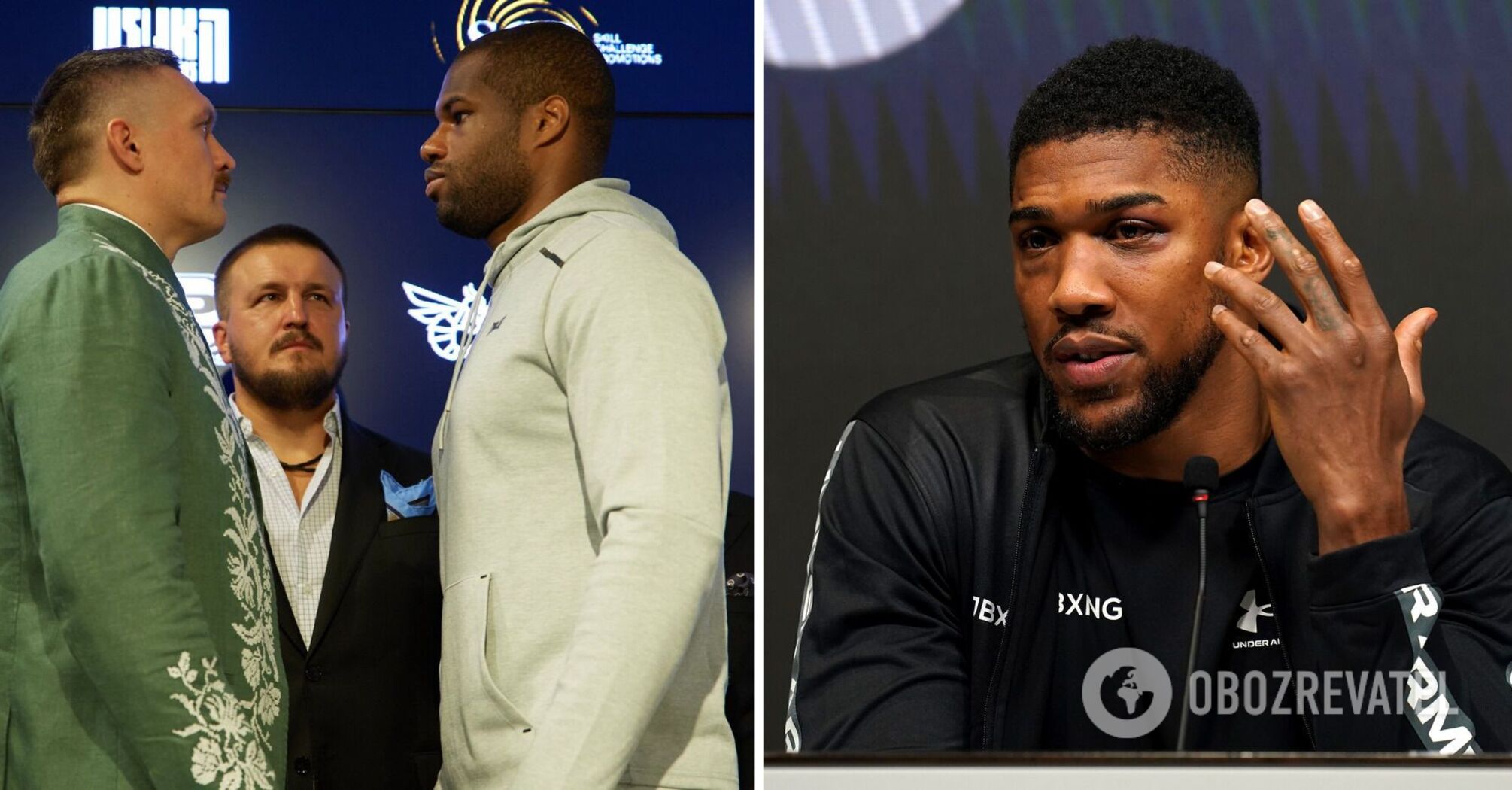 Joshua makes "anti-Ukrainian" statement about Usyk-Dubois fight