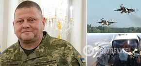 'Honour and respect': Zaluzhnyi congratulates Ukrainian aviators on their holiday