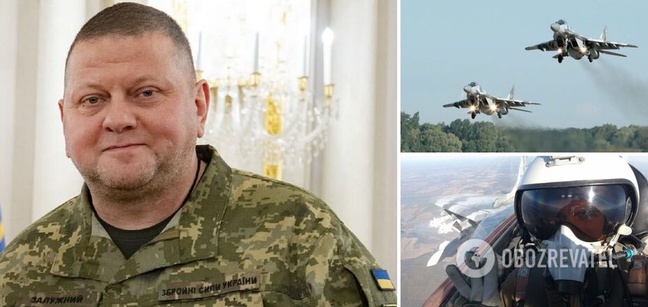 'Honor i szacunek': Załużnyj gratuluje ukraińskim lotnikom z okazji ich święta