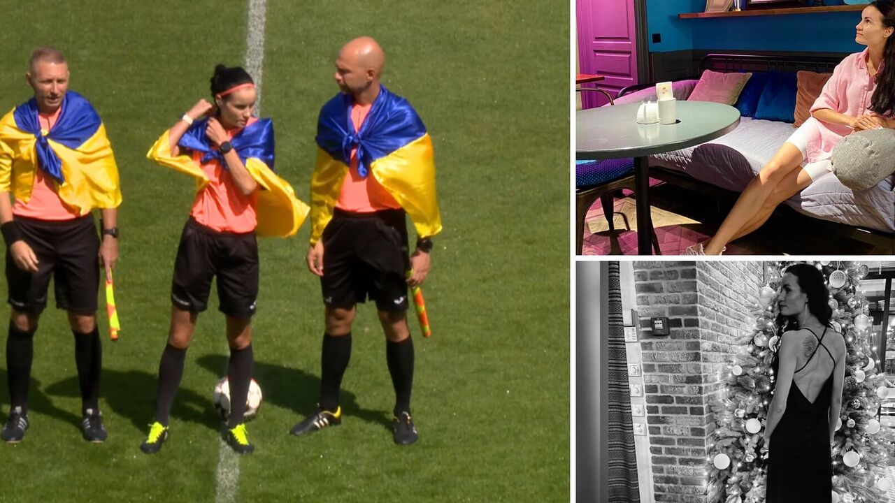 A former model was the chief referee at the Ukrainian Cup. Photo
