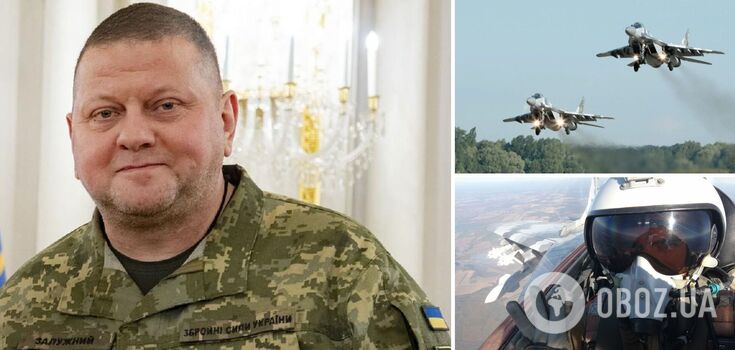 "Honour and respect": Zaluzhnyi congratulates Ukrainian aviators on their holiday