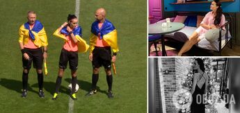 A former model was the chief referee at the Ukrainian Cup. Photo