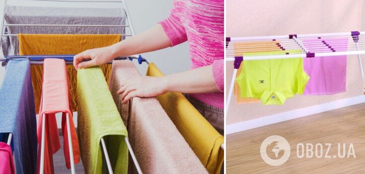 Which room should not be used to dry laundry: it will be difficult to get rid of mold