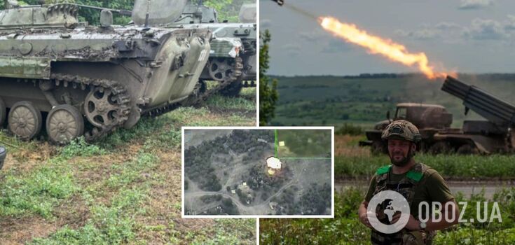 Ukrainian soldiers destroyed the command center of the occupants in the south of Ukraine. Video