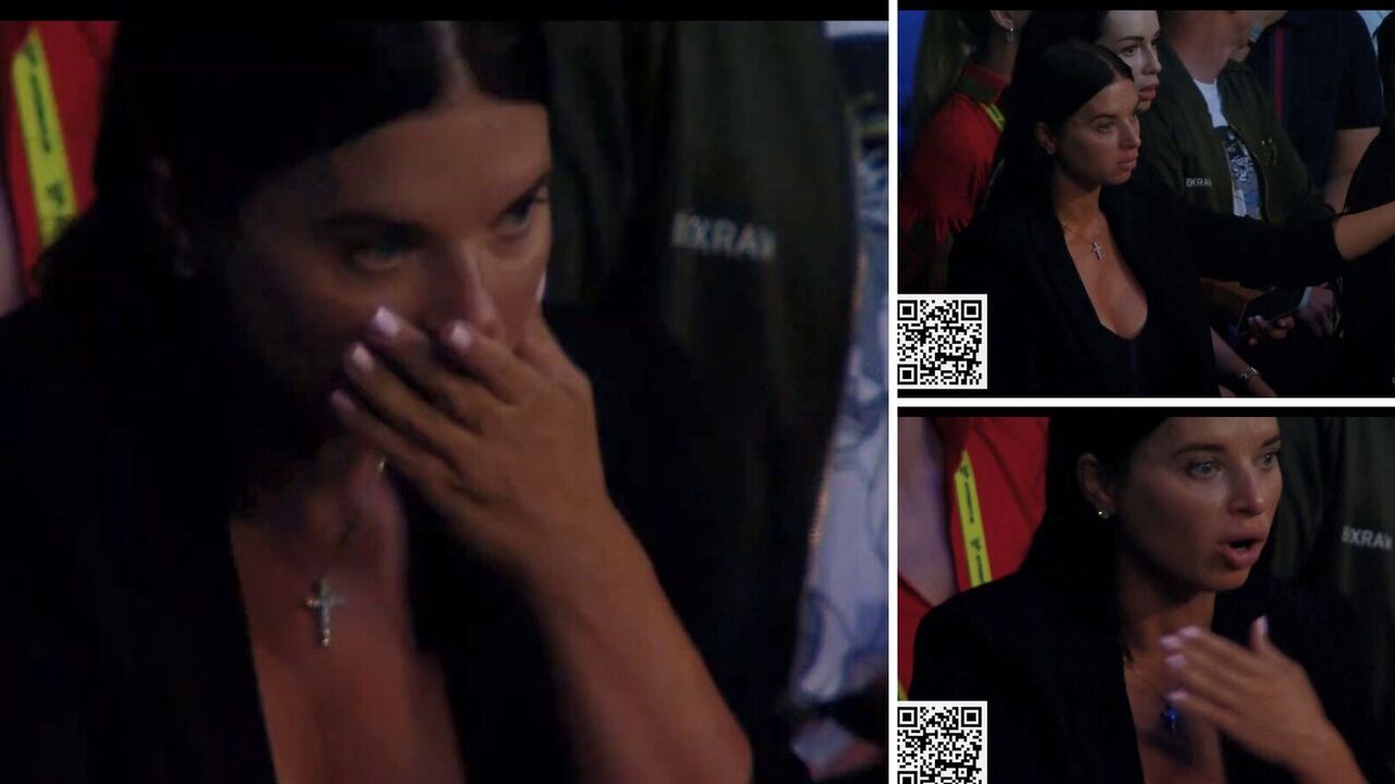 How Usyk's wife reacted to missed punches from Dubois. Video has surfaced