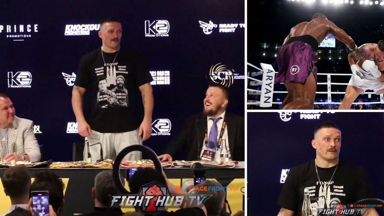 "Seriously?" Usyk jumped up at the press conference, unable to hold emotions back after accusations from Dubois. Video
