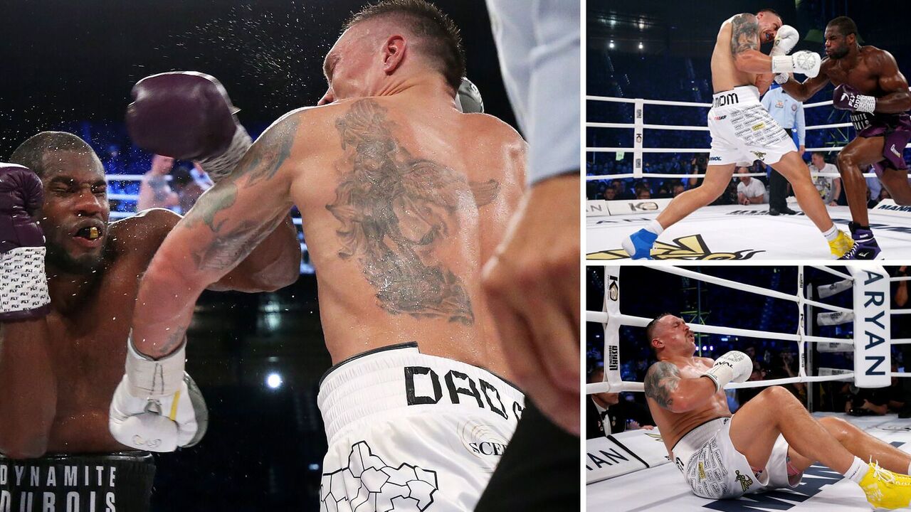 Usyk wygrał średnią walkę przez nokaut i obronił mistrzowskie tytuły. Wideo