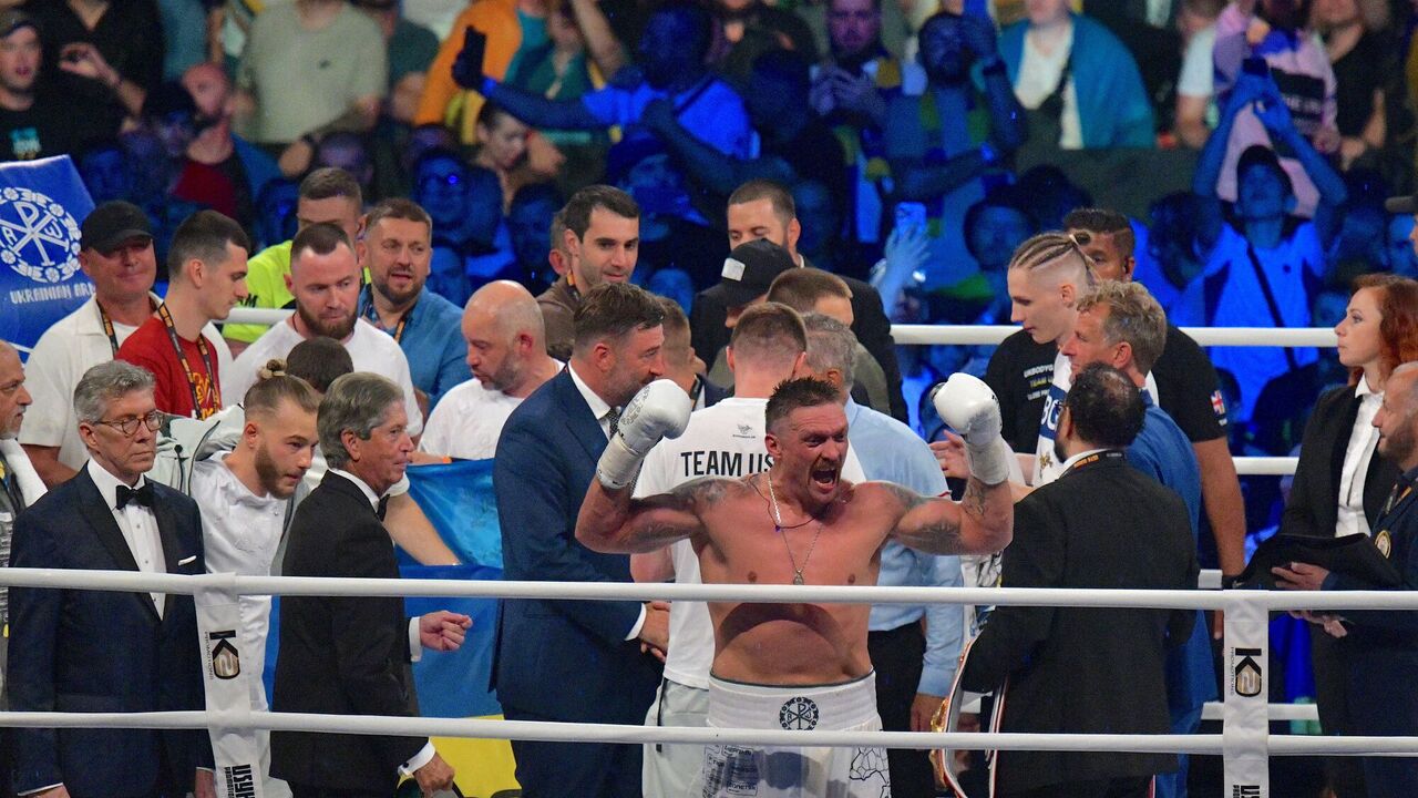 Usyk uczcił zwycięstwo nad Dubois tańcem. Wideo