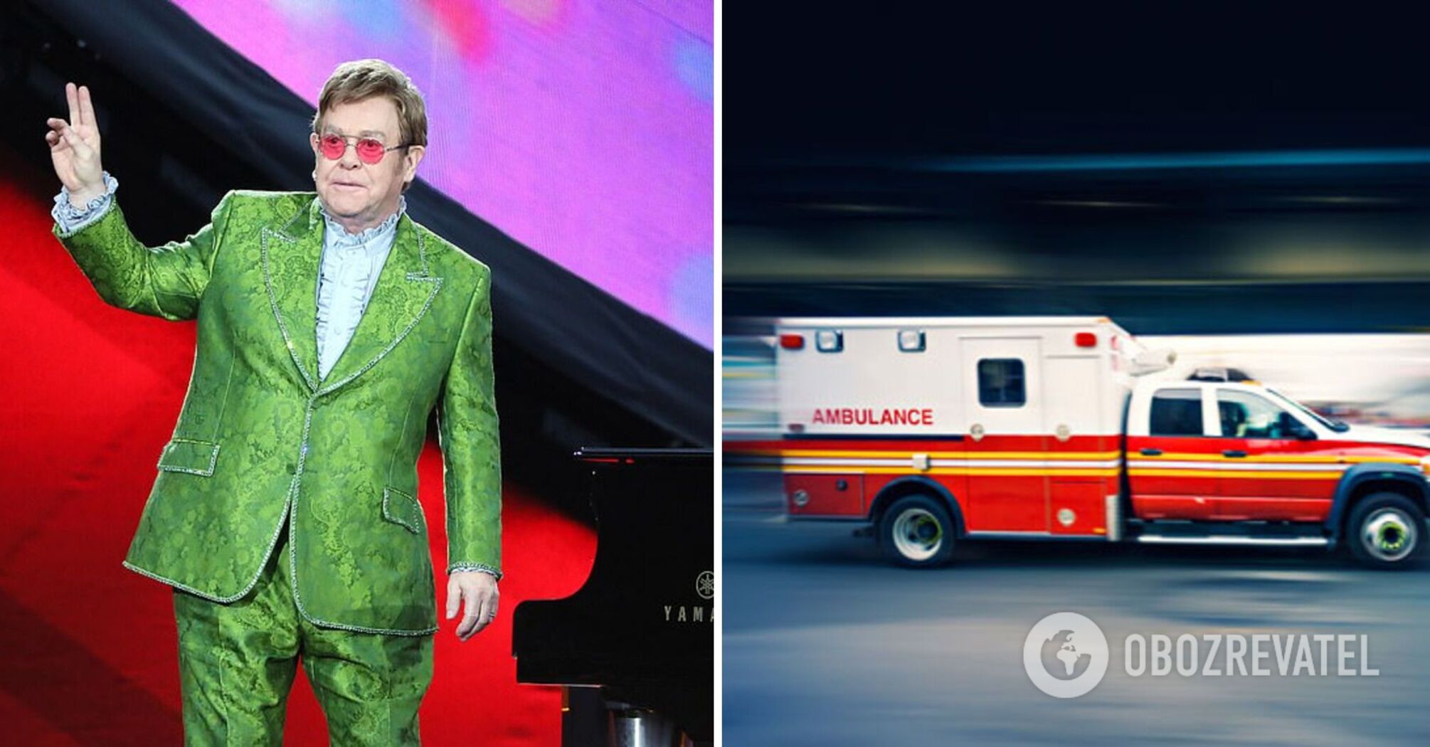76-letni Elton John trafił do szpitala po wypadku: co się stało?