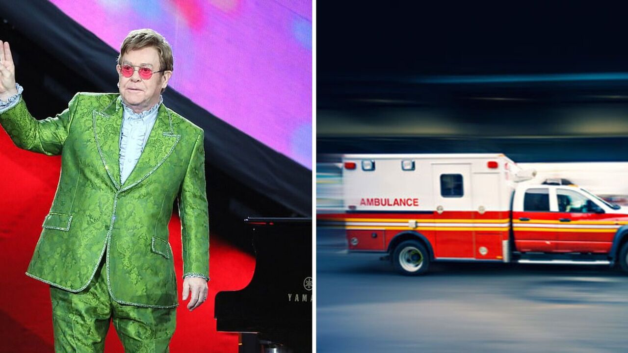 76-letni Elton John trafił do szpitala po wypadku: co się stało?