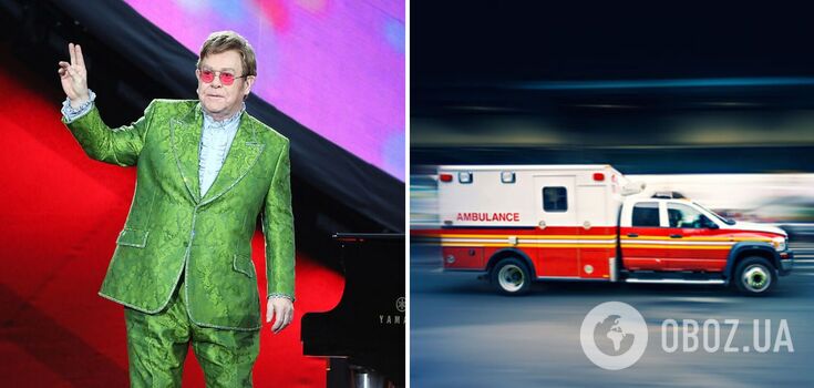 76-letni Elton John trafił do szpitala po wypadku: co się stało?