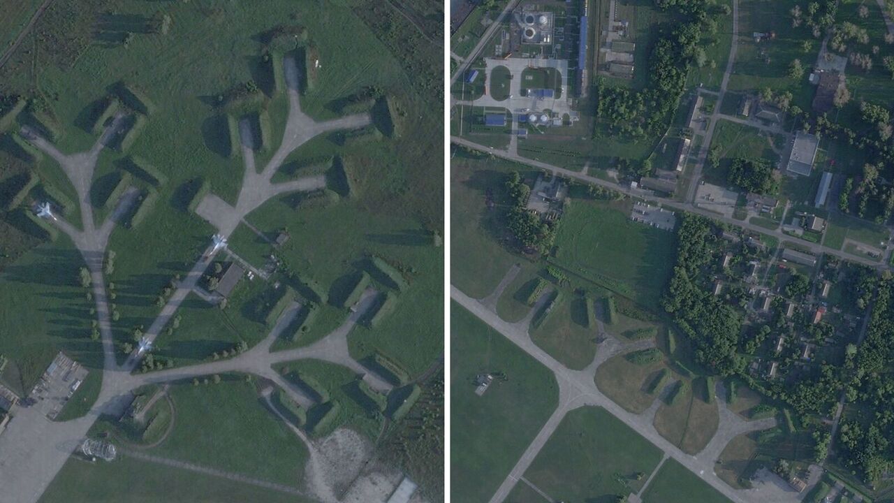 Ujawniono zdjęcia satelitarne lotniska w Kursku po ataku dronów kontrwywiadu SBU