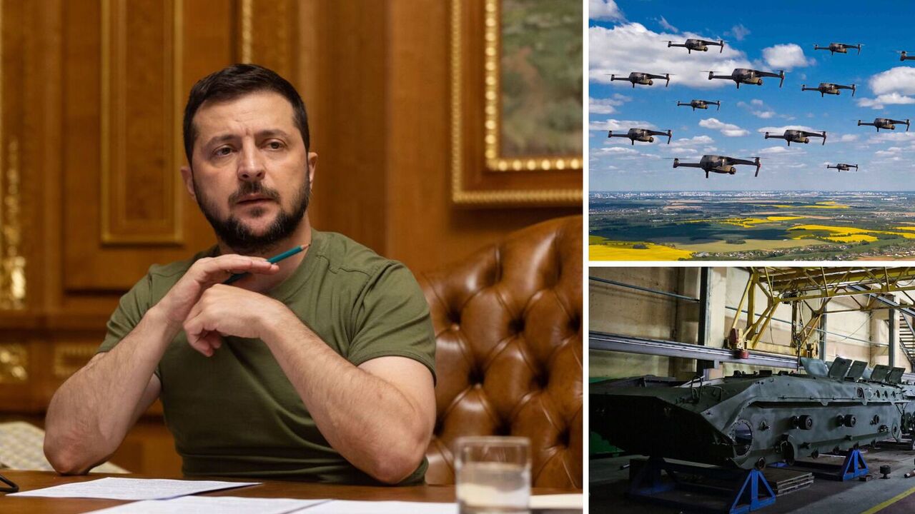 "Maksymalizujemy wolumeny": Zeleński mówił o ukraińskiej produkcji broni. Wideo