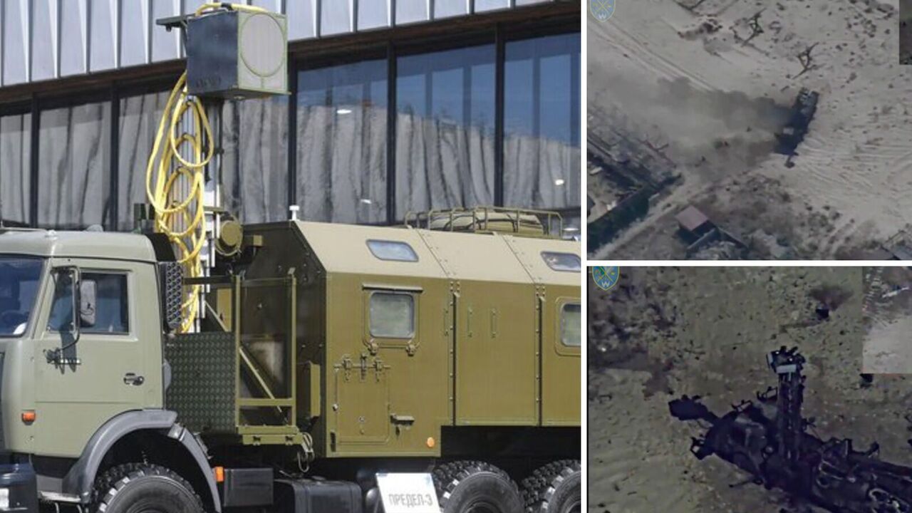 Po raz pierwszy podczas wojny: Ukraińskie Siły Zbrojne niszczą nowoczesny rosyjski radar "Predel-E" w obwodzie chersońskim. Wideo