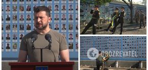 'Words are always less than what we feel': Zelensky honored the memory of the fallen defenders of Ukraine. Video