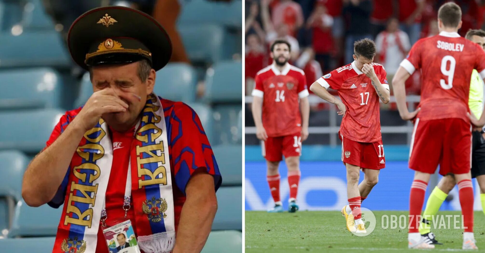 The Russian national football team decided to make a "model disgrace" and became a laughingstock online
