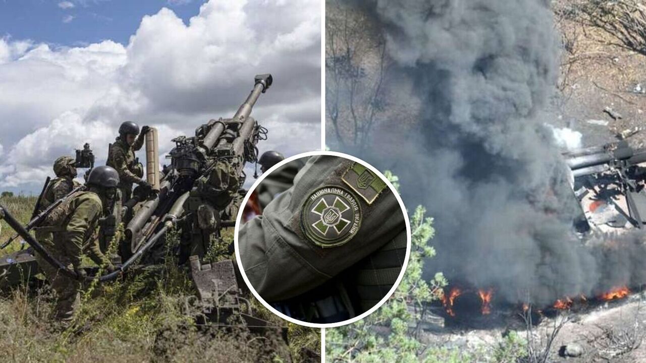 Drugi w ciągu dnia: jednostki rozpoznania powietrznego Gwardii Narodowej zniszczyły wrogi Msta-S SAU. Spektakularne wideo