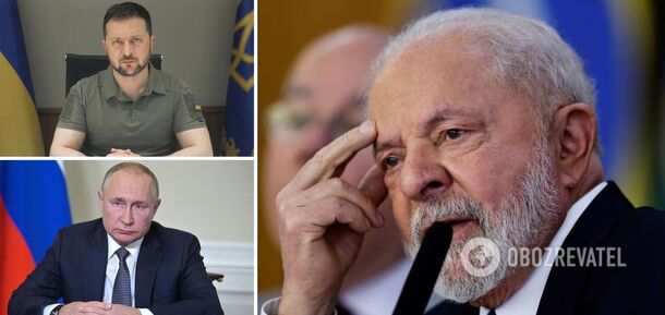 "Not ready for peace": the Brazilian president complained that Putin and Zelensky ignore his peace plan once again