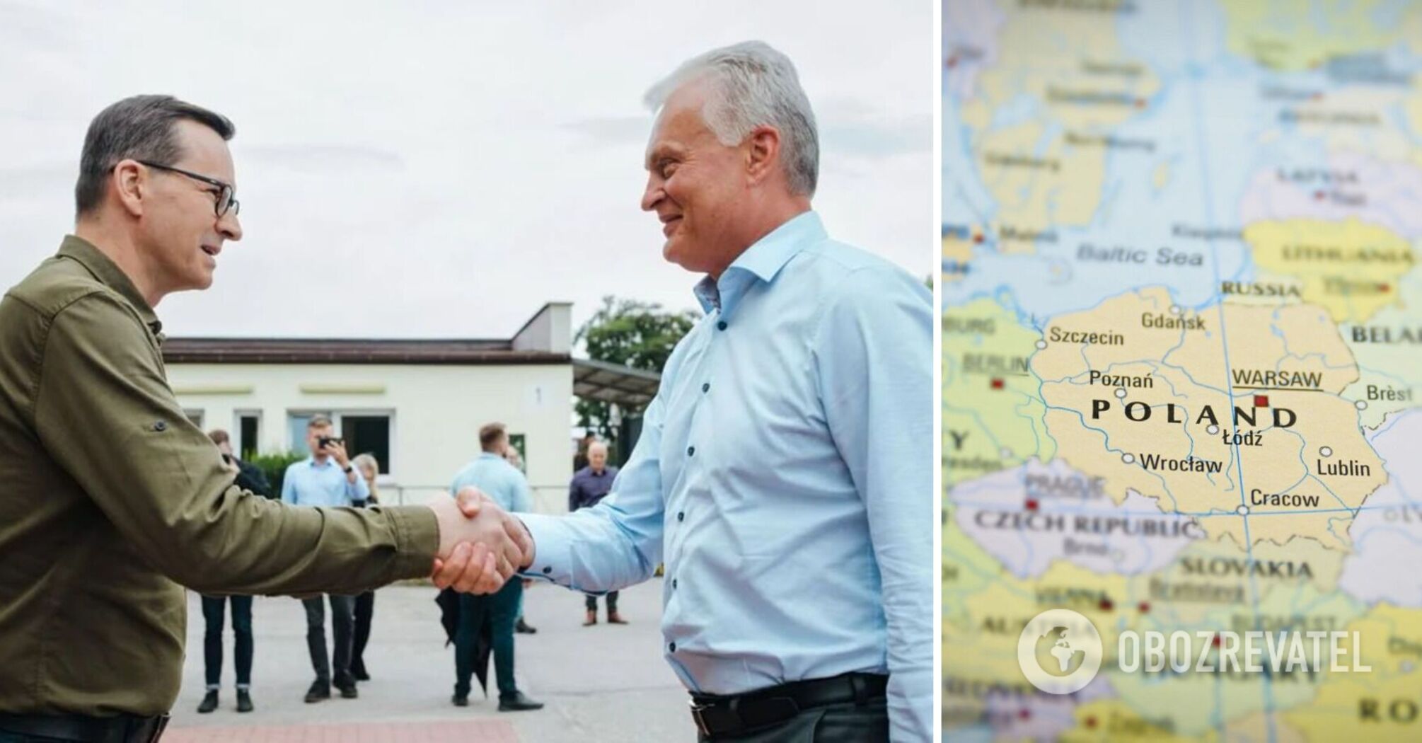 Morawiecki i Nausėda spotykają się w sprawie Luki Suwalskiej, której Rosja grozi przebiciem korytarza lądowego: złożono przełomowe oświadczenia