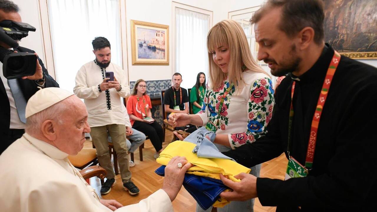 Papież przeprasza ukraińską młodzież za brak wpływu na sytuację na Ukrainie
