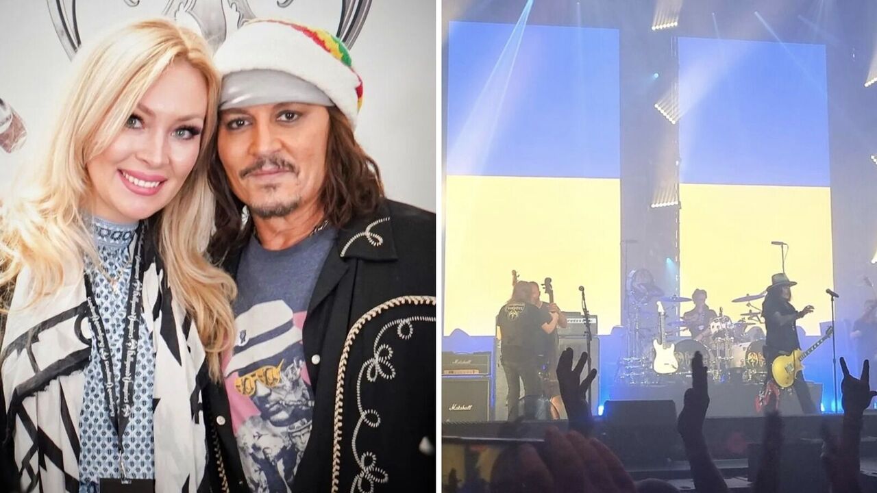 Johnny Depp spektakularnie wsparł Ukrainę przed tysiącami fanów po rosyjskich fałszerstwach i zwrócił szczególną uwagę na uchodźcę z Mariupola