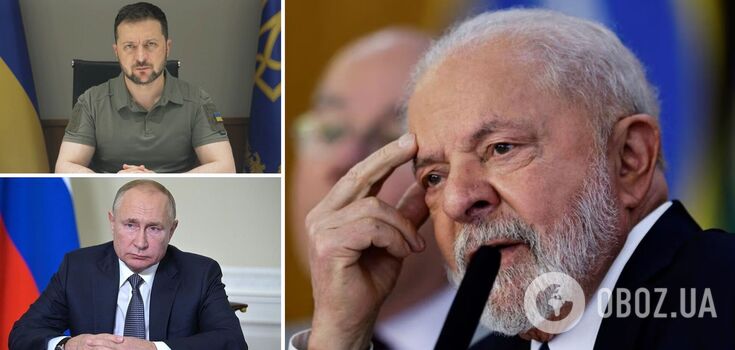 "Not ready for peace": the Brazilian president complained that Putin and Zelensky ignore his peace plan once again
