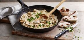 Recipe for mushrooms in cream sauce in 20 minutes to replace any gravy 