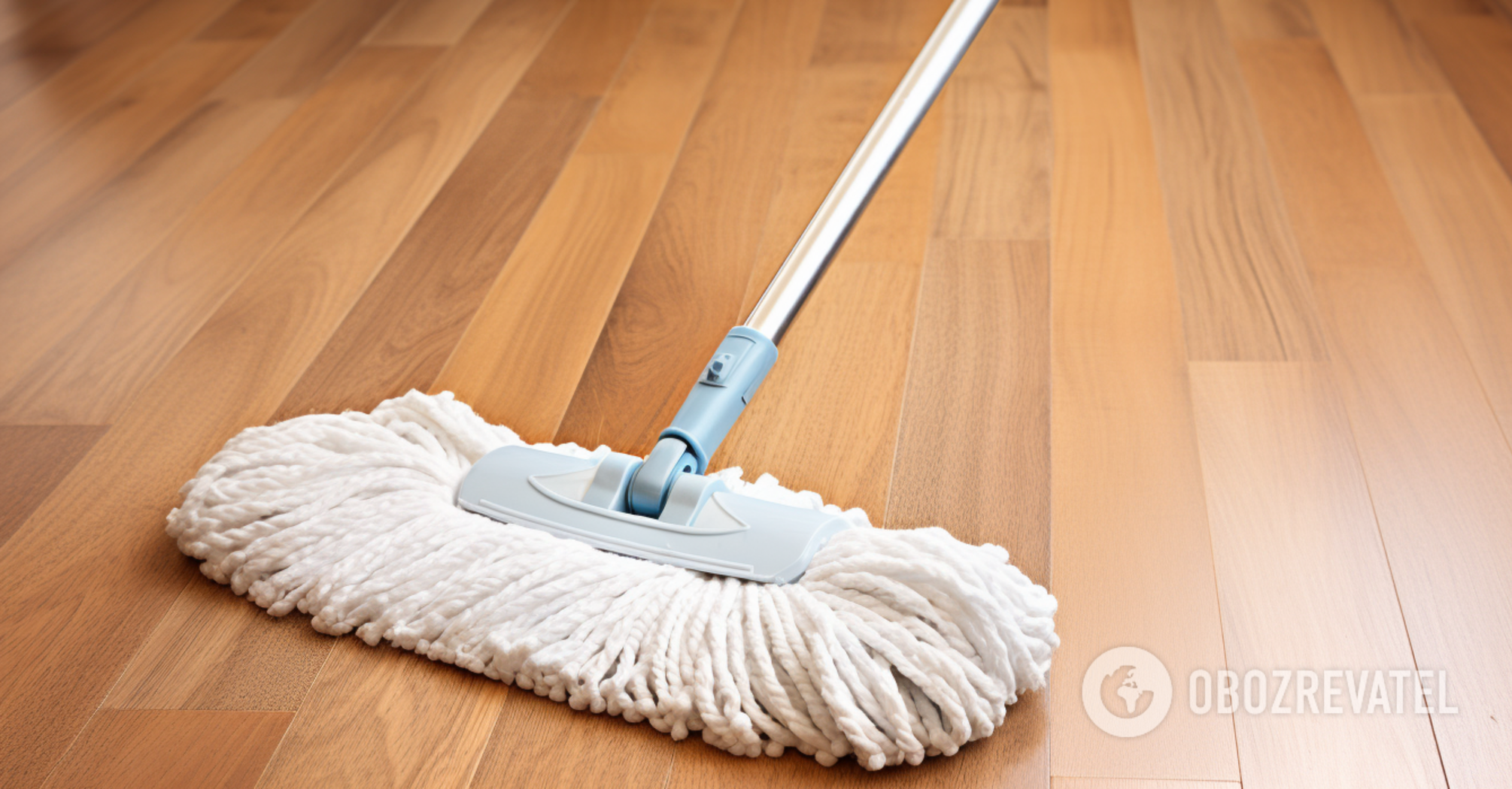 How to quickly clean a mop after cleaning: lifehack