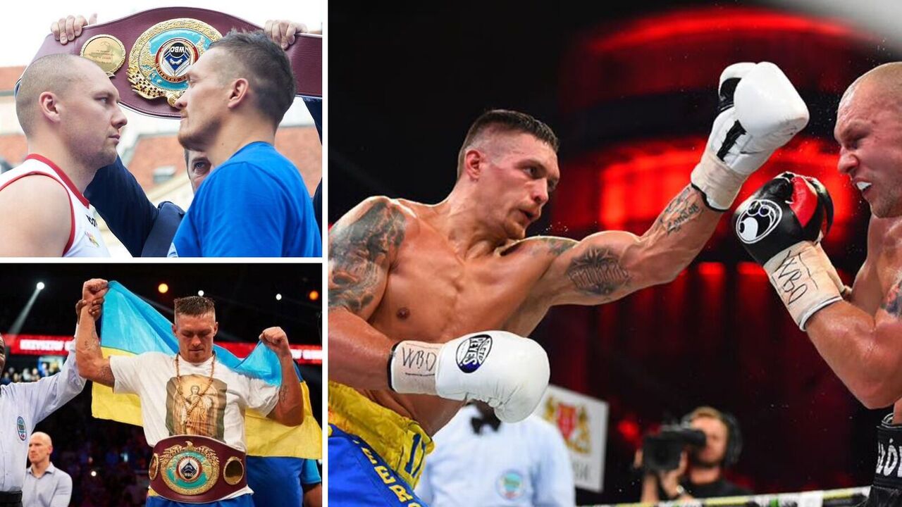 "Usyk poślizgnął się i zaczął go bić": walka w Polsce, która przyniosła ukraińskiemu bokserowi historyczny tytuł