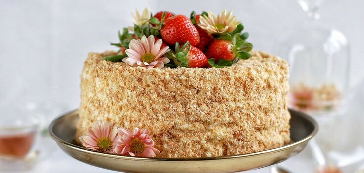 The ideal proportions for classic Napoleon dessert, which will always turn out well