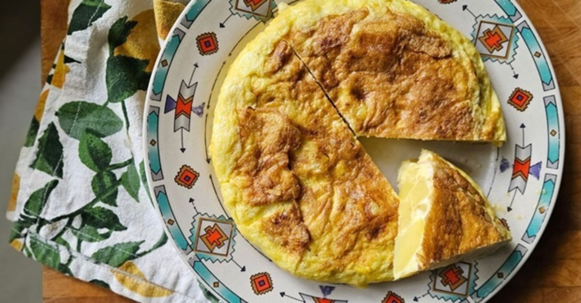 Simple and delicious potato omelet for every day