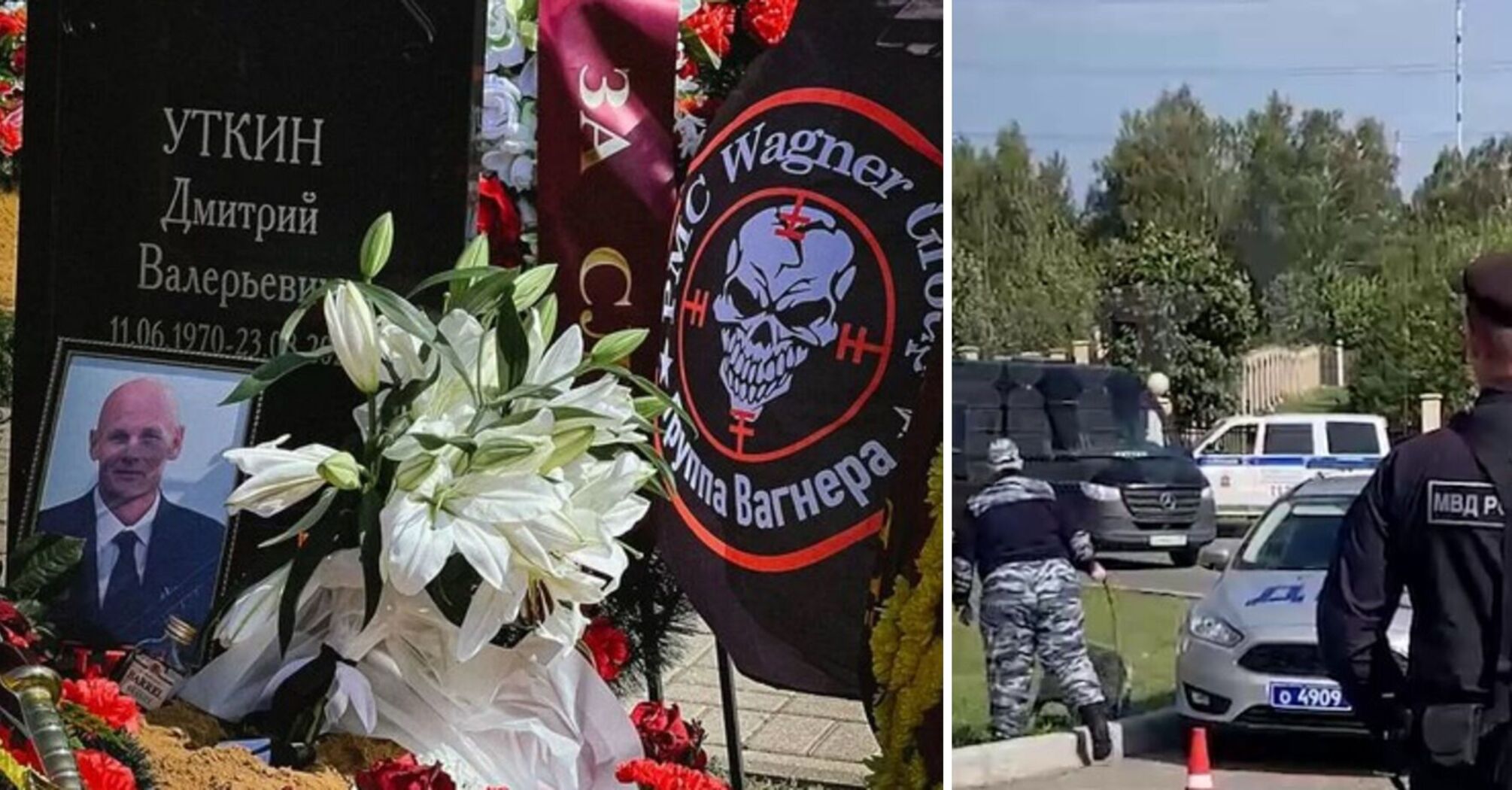 Współzałożyciel PMC "Wagner" Utkin został pochowany bez części honorów