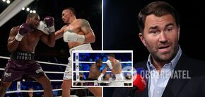 Joshua's promoter categorically answered the question about Dubois hitting Usyk below the belt