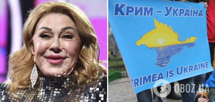 Kyiv-born singer Lyubov Uspenskaya praised Russia for annexing Crimea: she was called a "rotter"