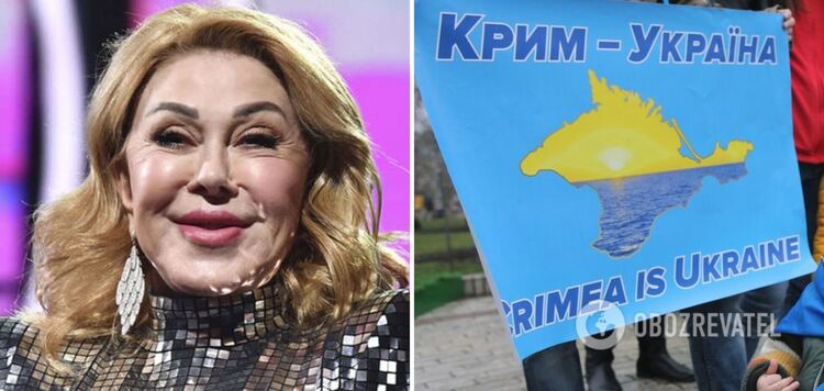 Urodzona w Kijowie piosenkarka Lubow Uspienska pochwaliła Rosję za aneksję Krymu: została nazwana 'gnidą'