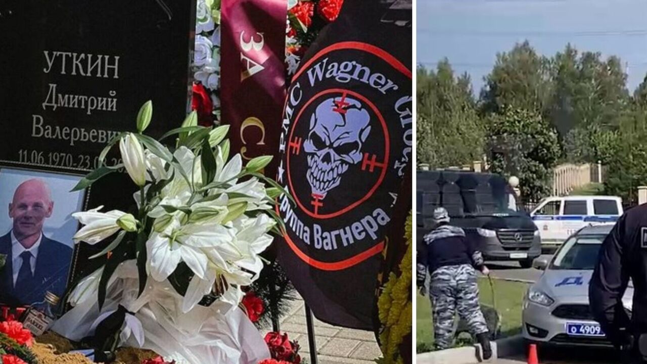 Współzałożyciel PMC "Wagner" Utkin został pochowany bez części honorów