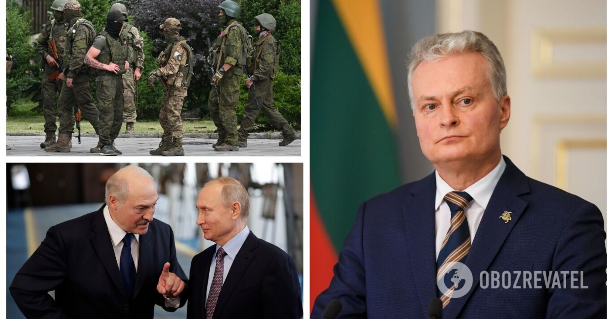 Nauseda said that part of the "Wagner" mercenaries are located near the border with Lithuania: a possible threat was analyzed