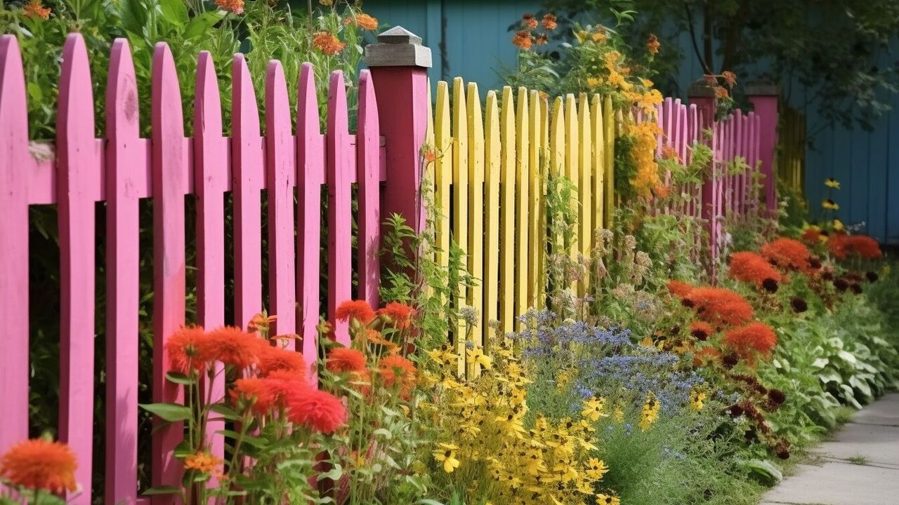 The garden will seem bigger: what color to paint the fence