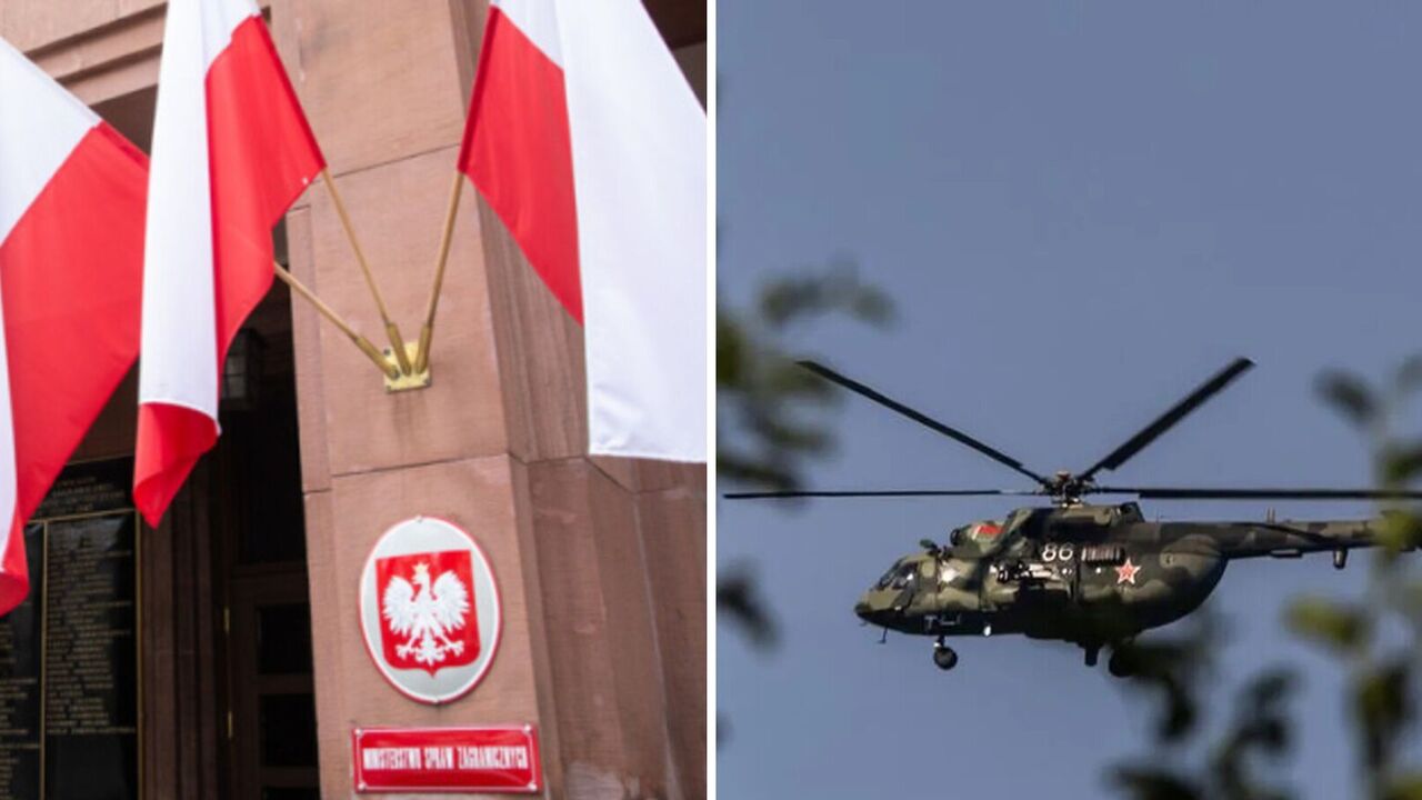 Poland provided Belarus with evidence of border violation by military helicopters and called on it to stop provocations