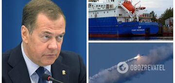 Medvedev hysterically threatened western Ukraine with ecocatastrophe after SIG tanker stike